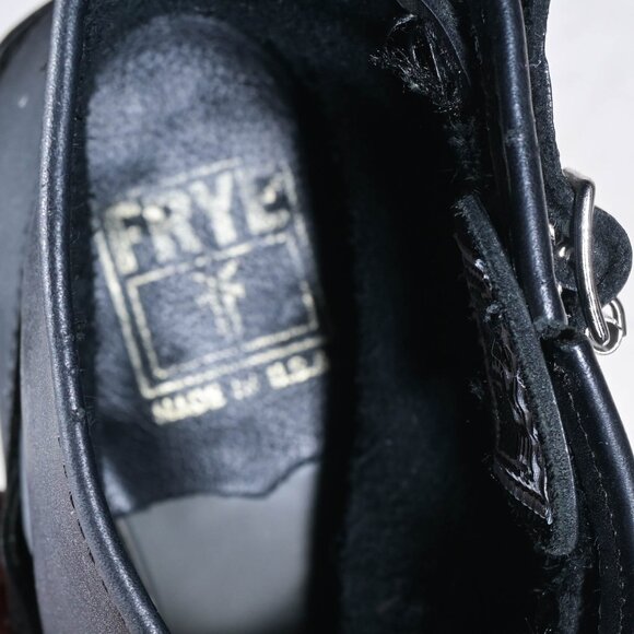 Frye Engineer 8R Womens Ankle Boots in Black - 8 - Picture 5 of 6